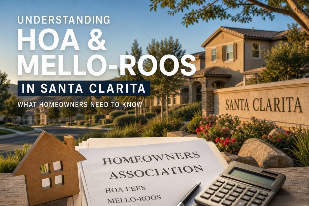 HOA and Mello-Roos in Santa Clarita: What buyers need to know before falling in love with the home